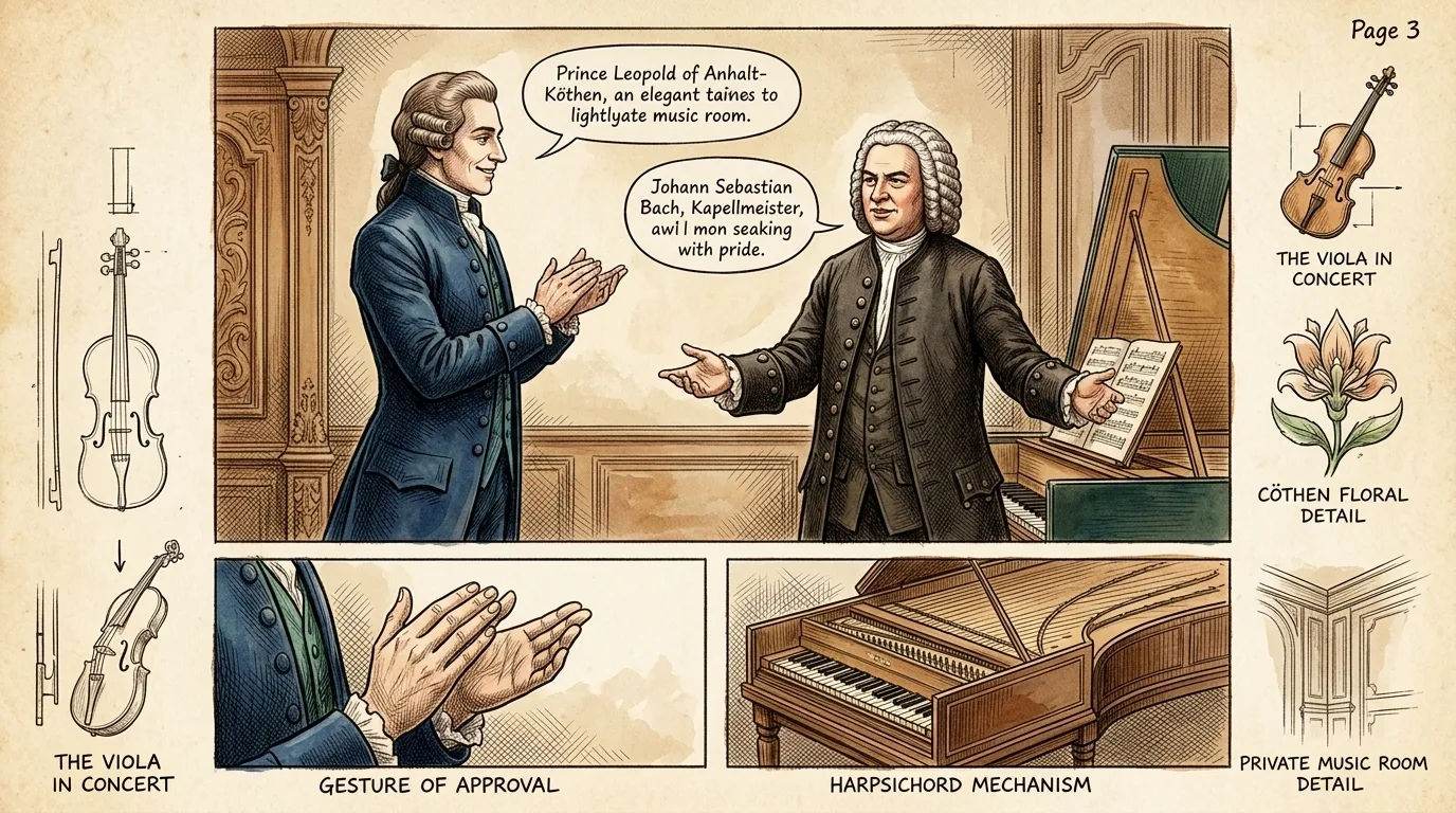Brandenburg Concertos by Johann Sebastian Bach (Germany — 1721) — page 3