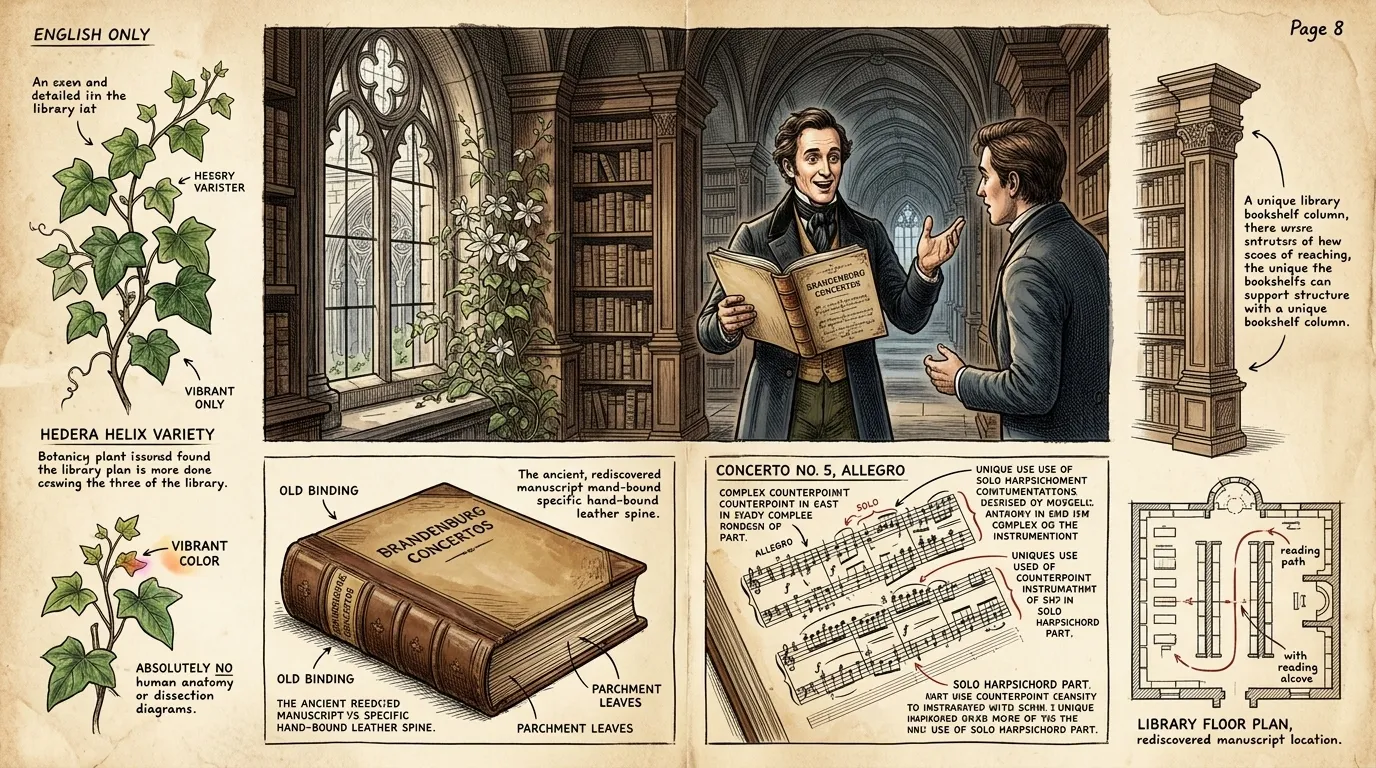 Brandenburg Concertos by Johann Sebastian Bach (Germany — 1721) — page 8