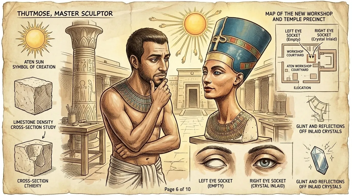 Bust of Nefertiti by Thutmose (Berlin, Germany — c. 1345 BC) — page 6