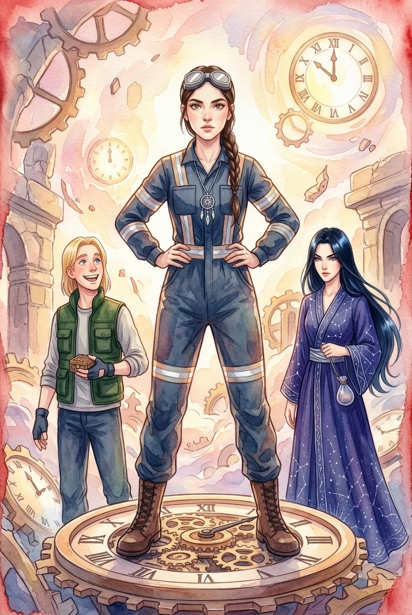 Clockwork Moon in the Forgotten Labyrinth — cover