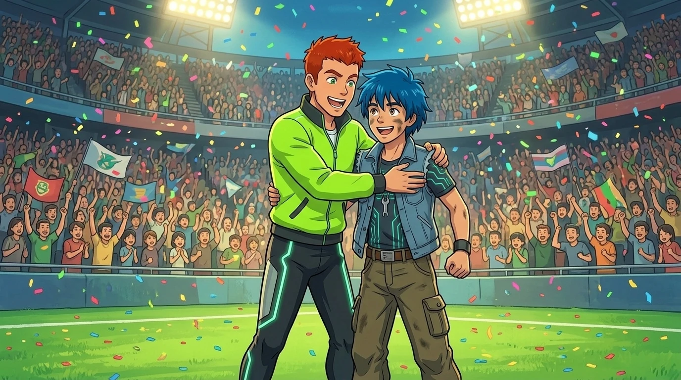 Cooperation Saves the Soccer Game — page 10