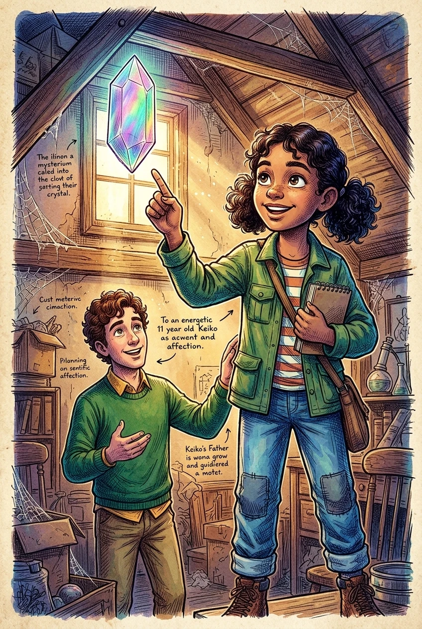 Crystal's Song in the Dusty Attic — cover