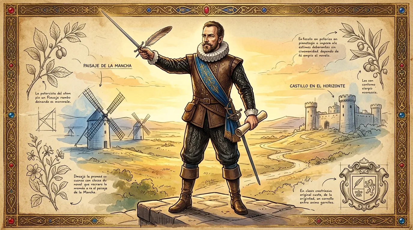 Don Quixote by Miguel de Cervantes (Madrid, Spain — 1605) — cover