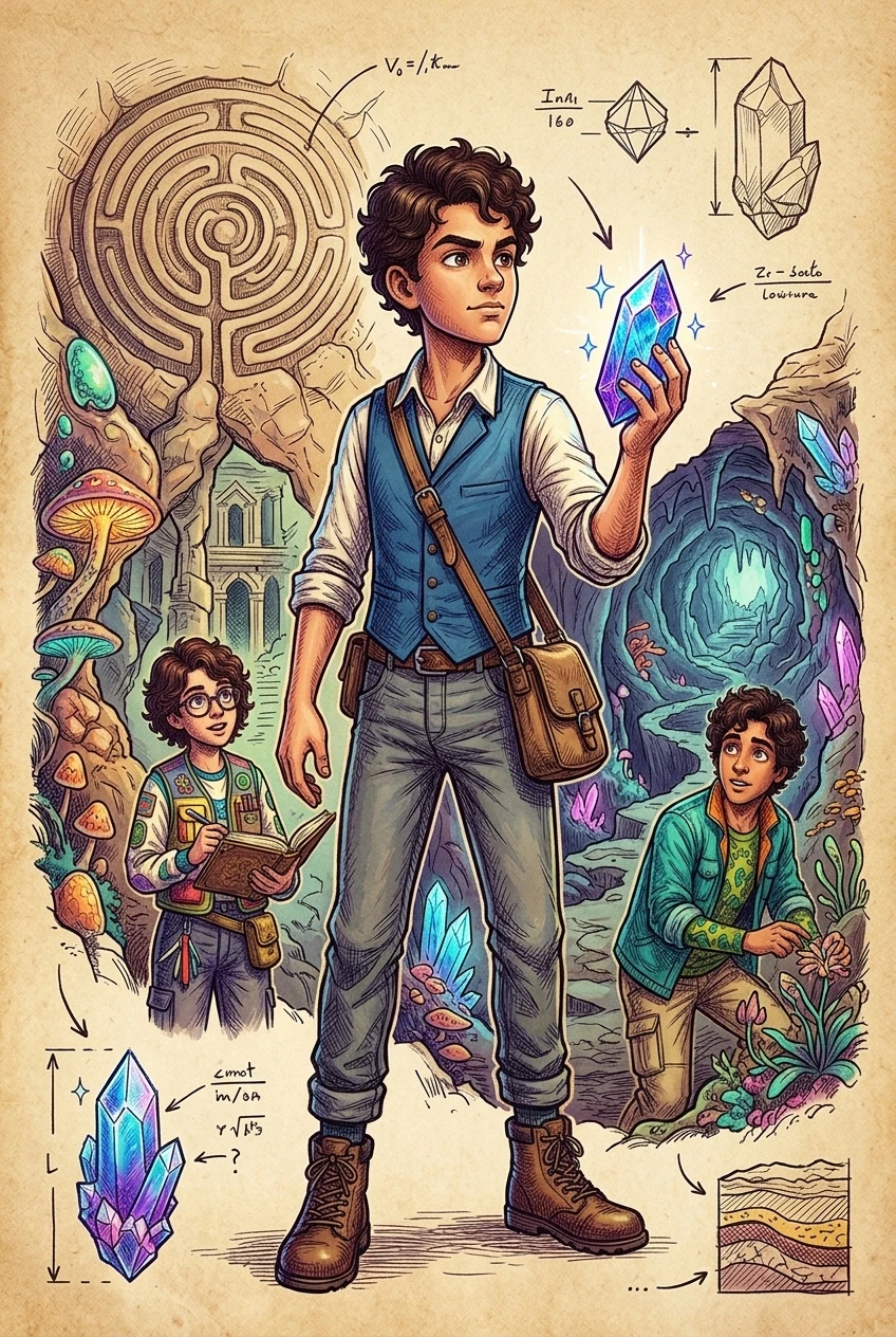 Dusty Attic Crystal: Unlocking Earth's Labyrinth — cover
