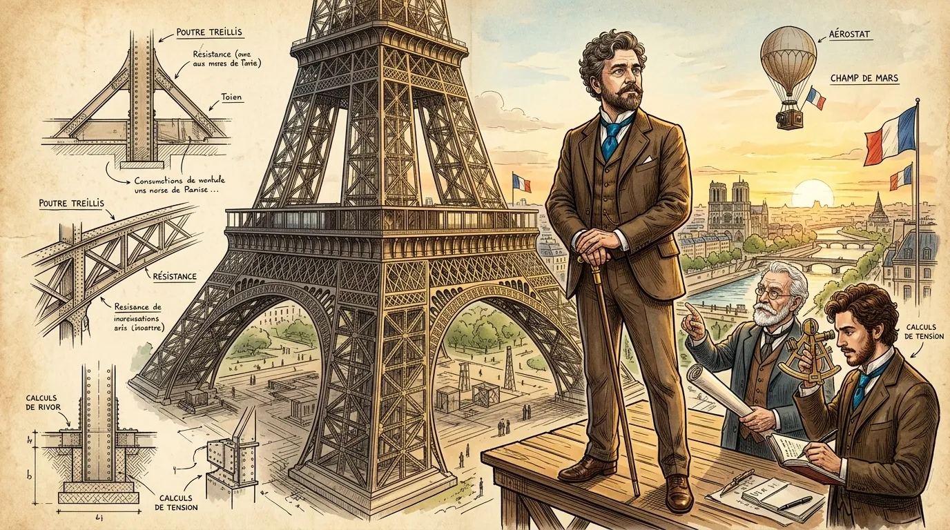 Eiffel Tower (Paris, France — 1889) — cover