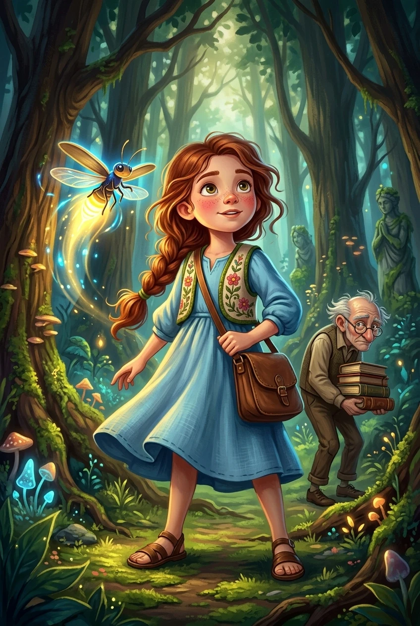 Flicker and the Enchanted Library — cover