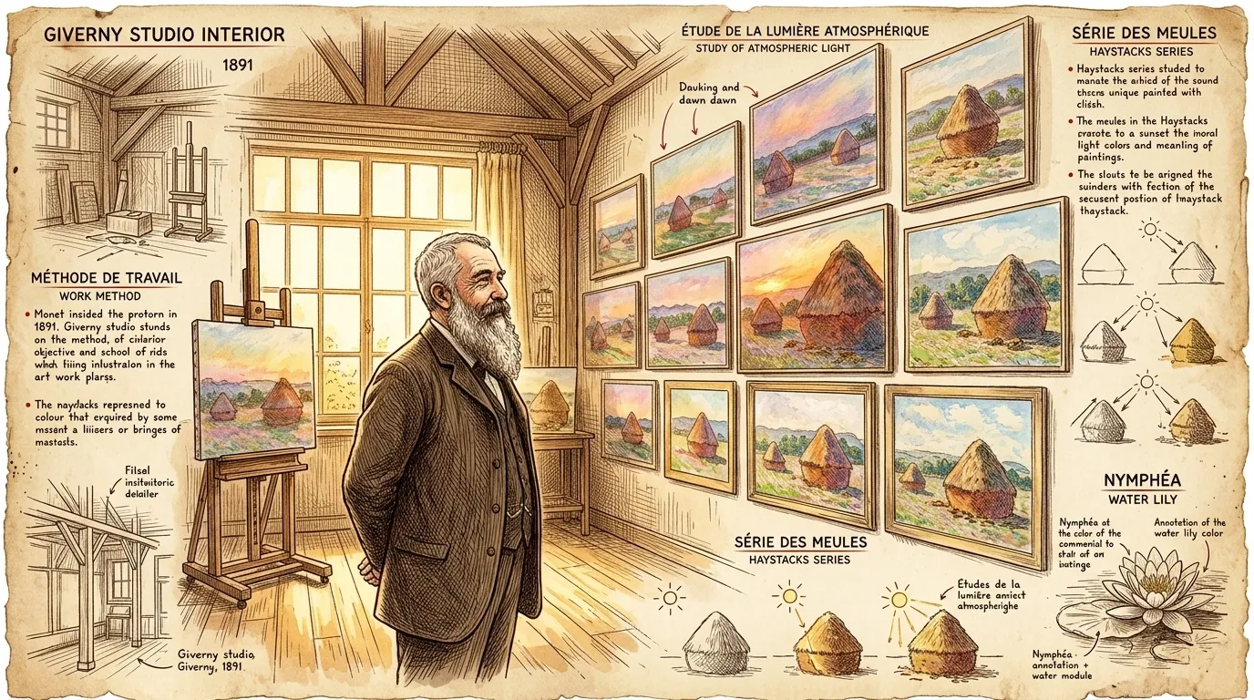 Haystacks Series by Claude Monet (France — 1891) — page 1