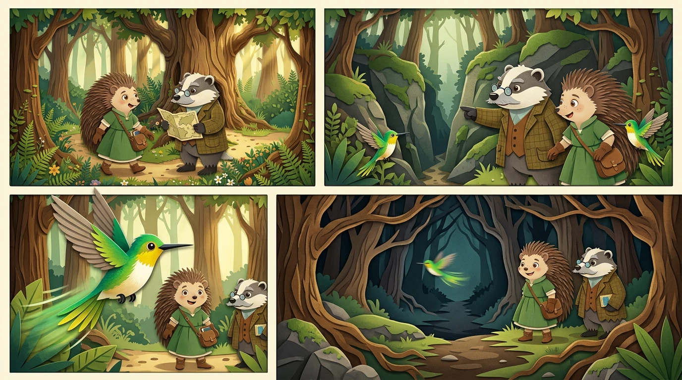 Hazel Hedgehog Helps a Hummingbird — page 7