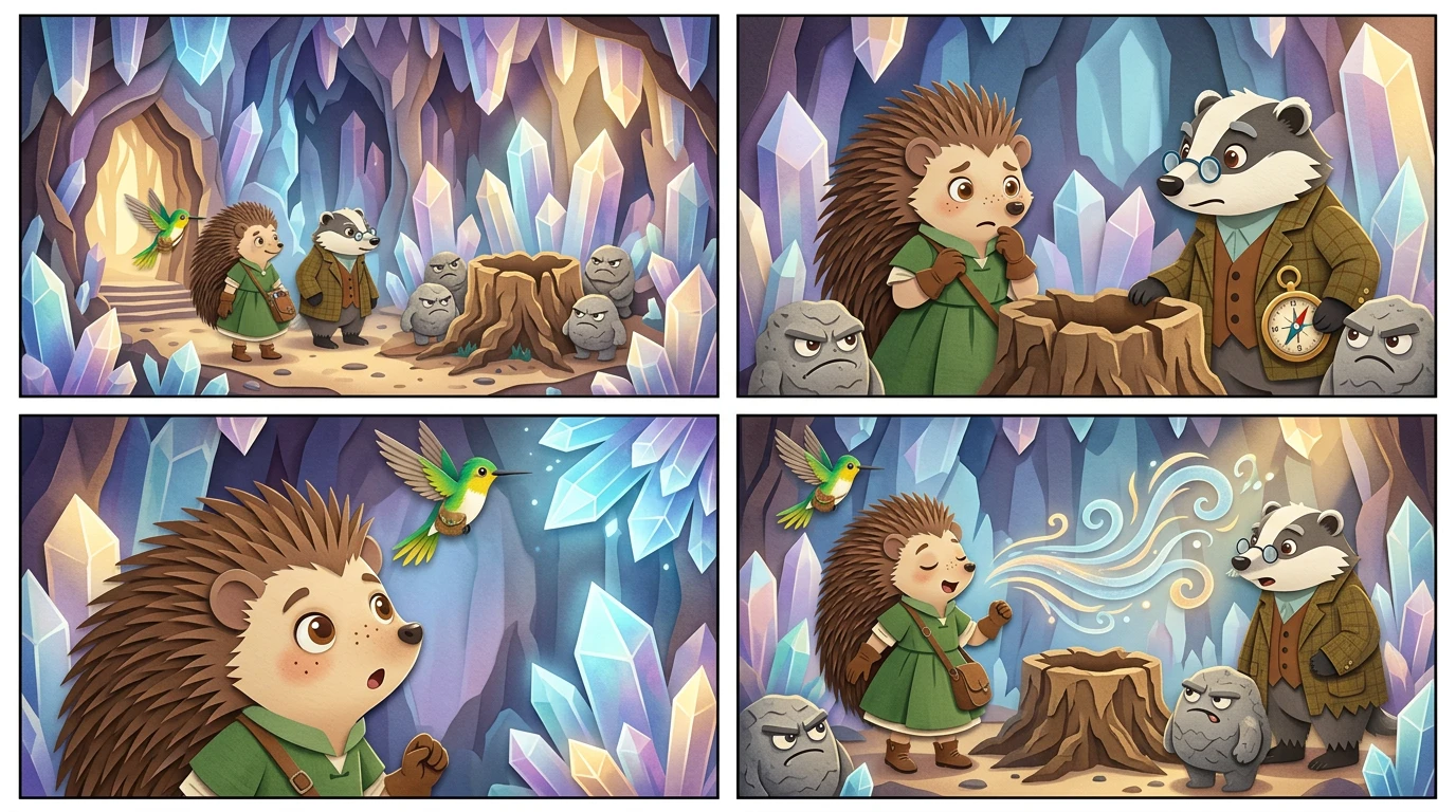 Hazel Hedgehog Helps a Hummingbird — page 8