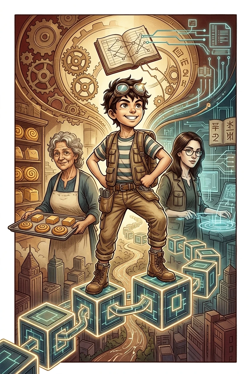 How blockchain was built, illustrated
