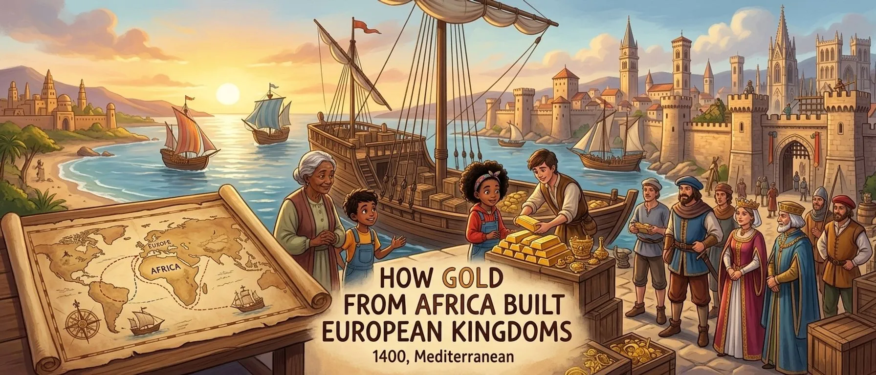 How Gold from Africa Built European Kingdoms (1400, Mediterranean) — cover
