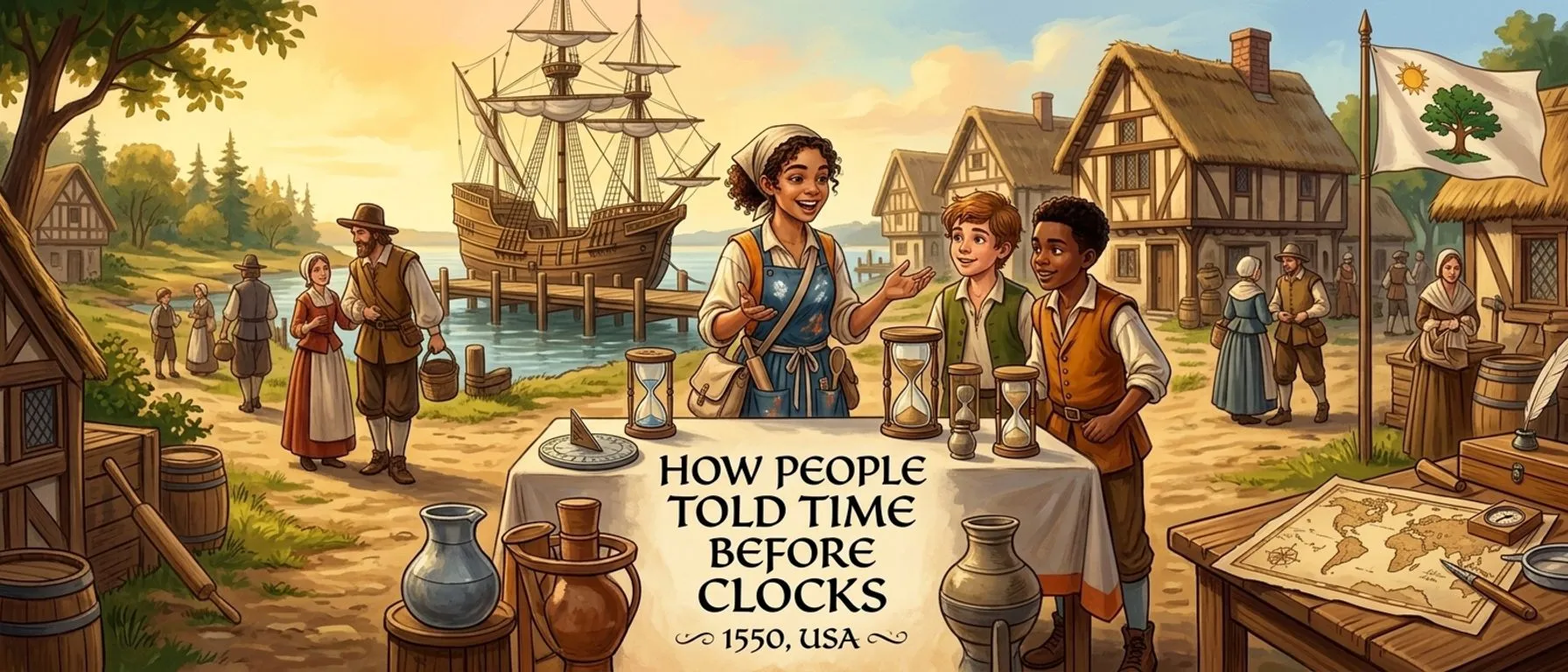 How People Told Time Before Clocks (1550, USA) — cover