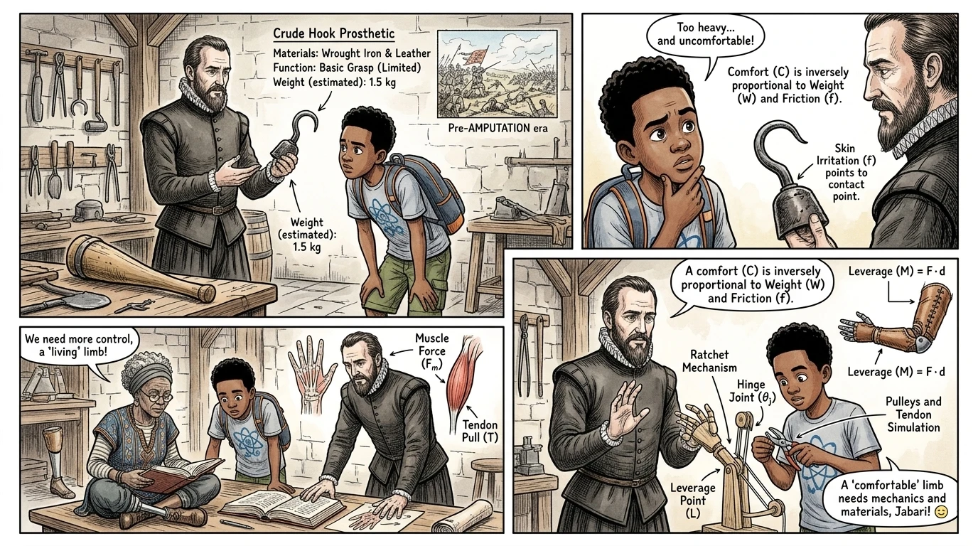 How Prosthetic Limbs Were Designed — page 5 illustration — Wonder Inventions