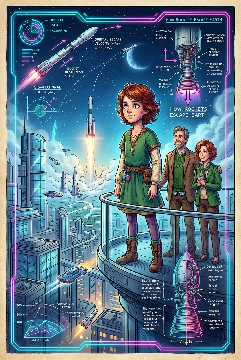 How Rockets Escape Earth — cover