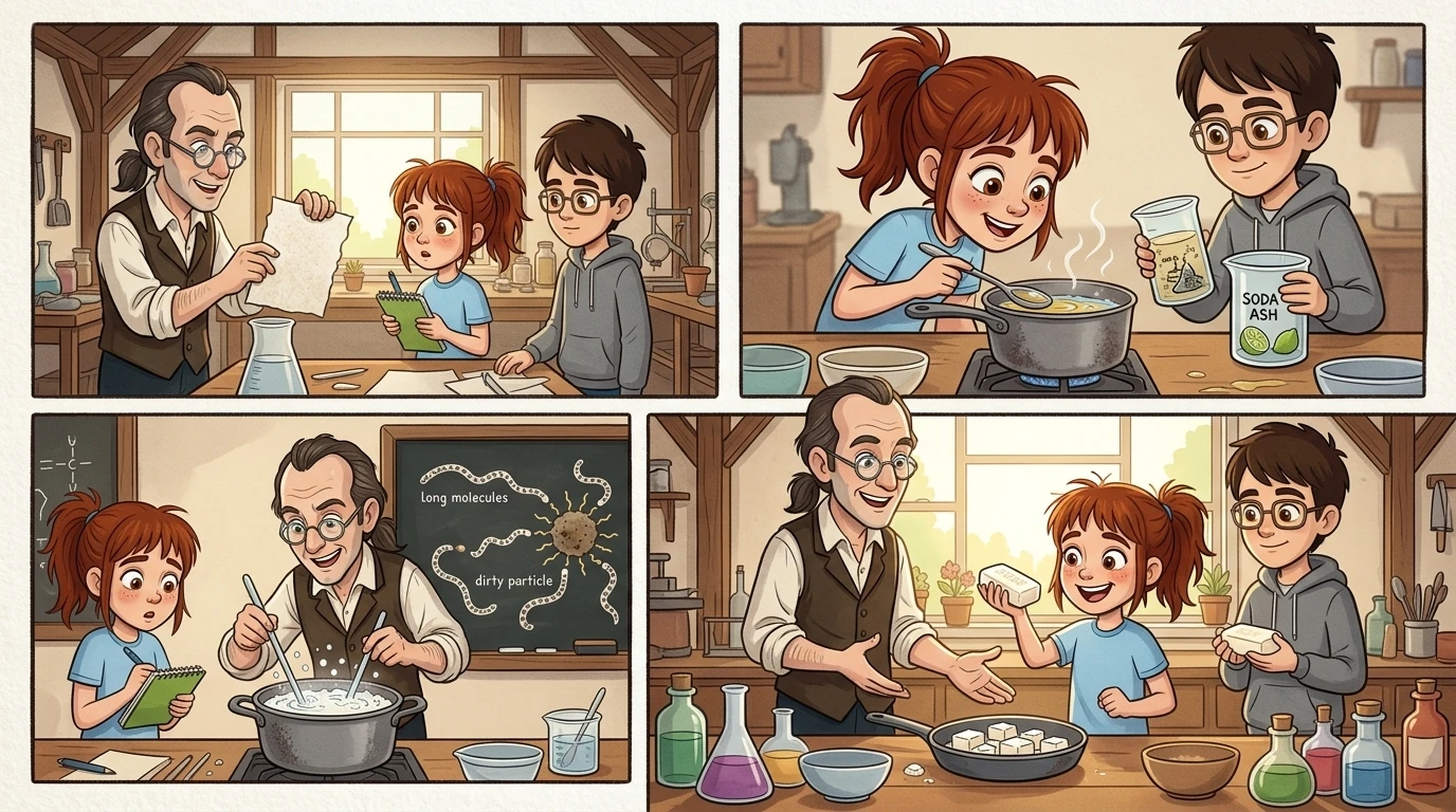 How Soap Cleans — page 6