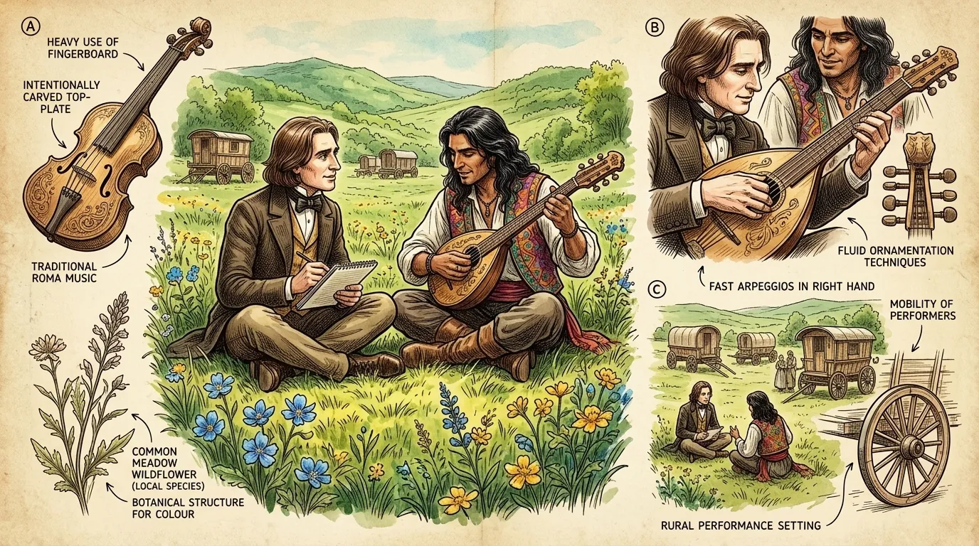 Hungarian Rhapsodies by Franz Liszt (Weimar, Germany — 1846) — page 2