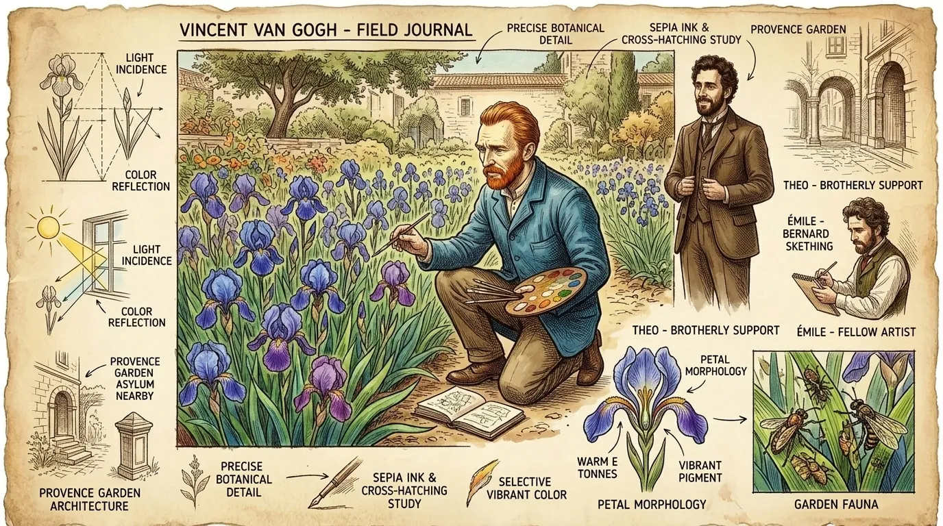 Irises by Vincent van Gogh (Saint-Rémy, France — 1889) — page 3