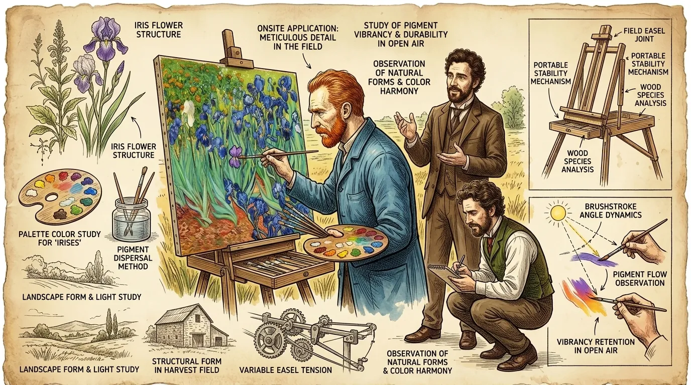 Irises by Vincent van Gogh (Saint-Rémy, France — 1889) — page 8