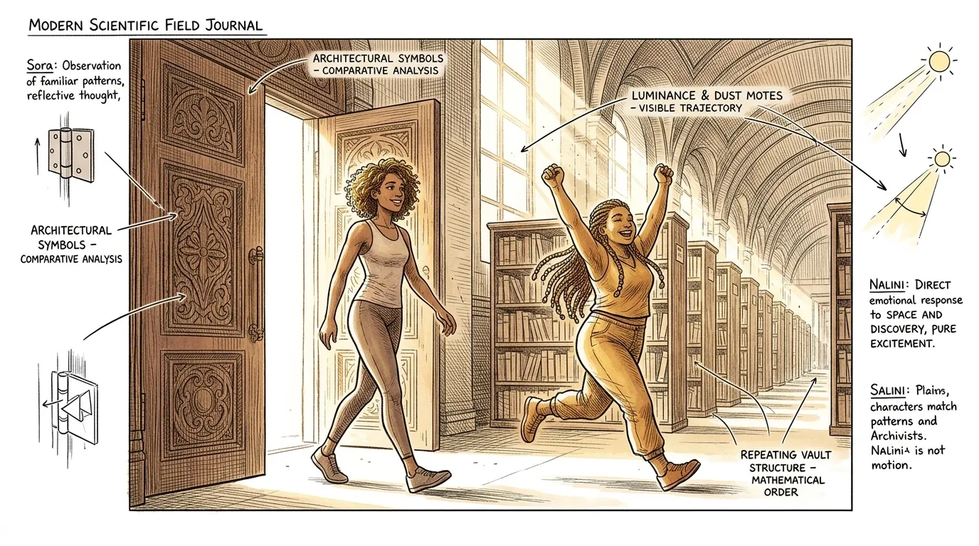 Suddenly, with a soft click, the heavy door swung inward, revealing not another dark corridor, but a sunlit hall that led directly back to the main, familiar… Suddenly, with a soft click, the heavy door swung inward, revealing not another dark corridor, but a sunlit hall that led directly back to the main, familiar…