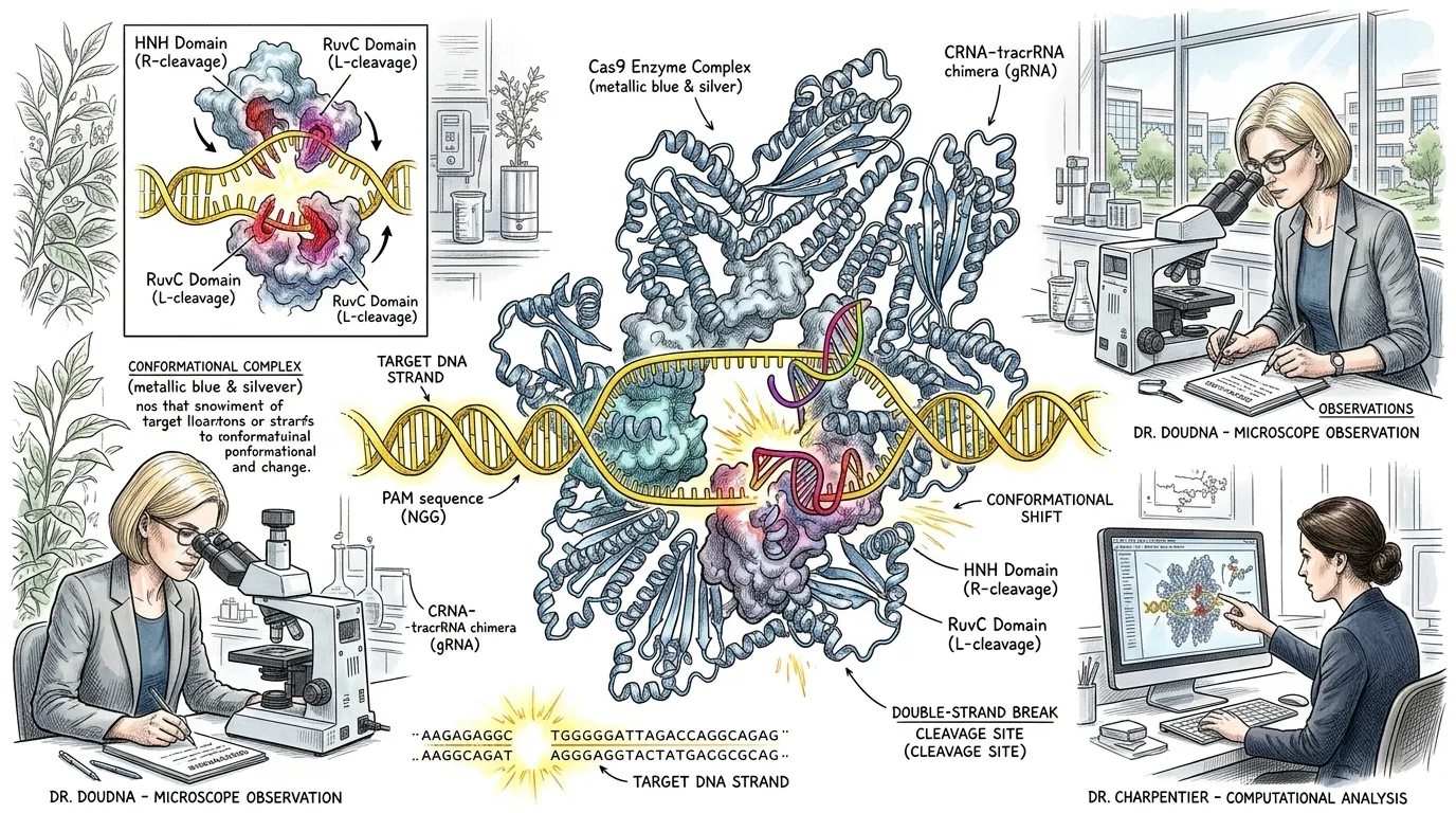 Jennifer Doudna — page 7 illustration — Wonder Science