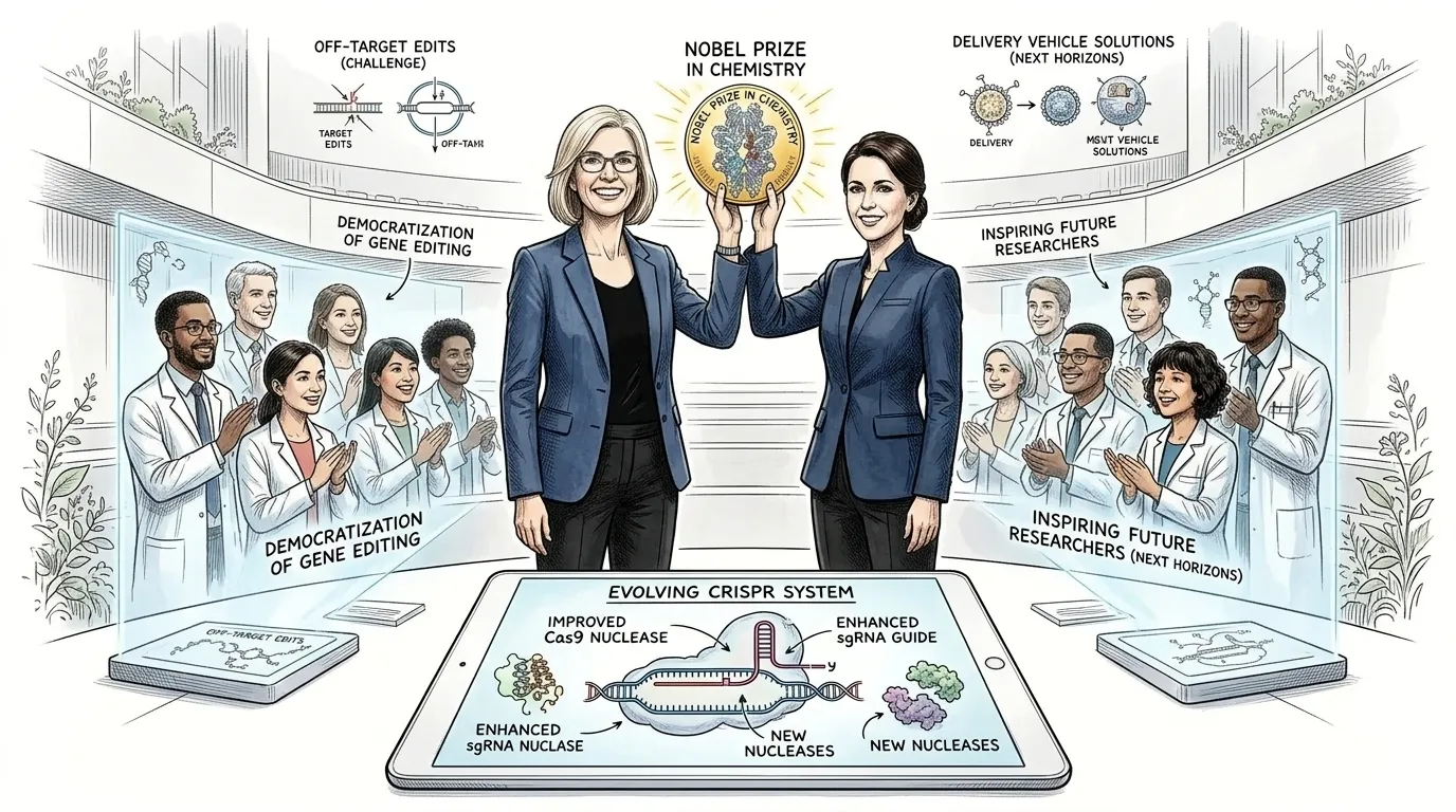 Jennifer Doudna — page 10 illustration — Wonder Science