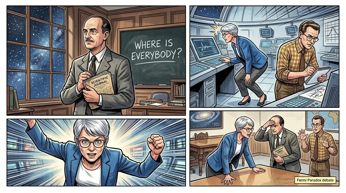 Jill Tarter — page 2 illustration — Wonder Science