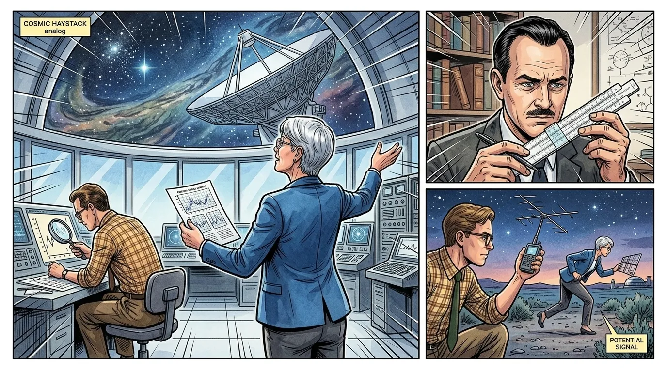 Jill Tarter — page 4 illustration — Wonder Science
