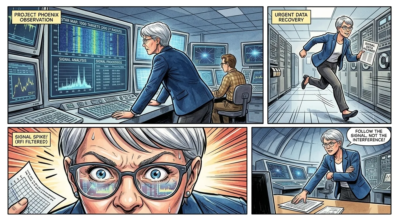 Jill Tarter — page 6 illustration — Wonder Science