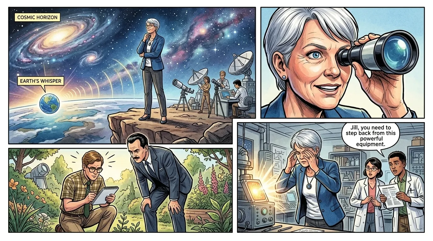 Jill Tarter — page 10 illustration — Wonder Science
