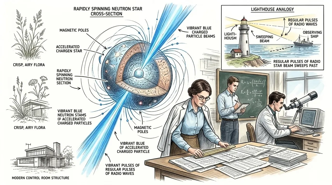 Jocelyn Bell Burnell — page 4 illustration — Wonder Science