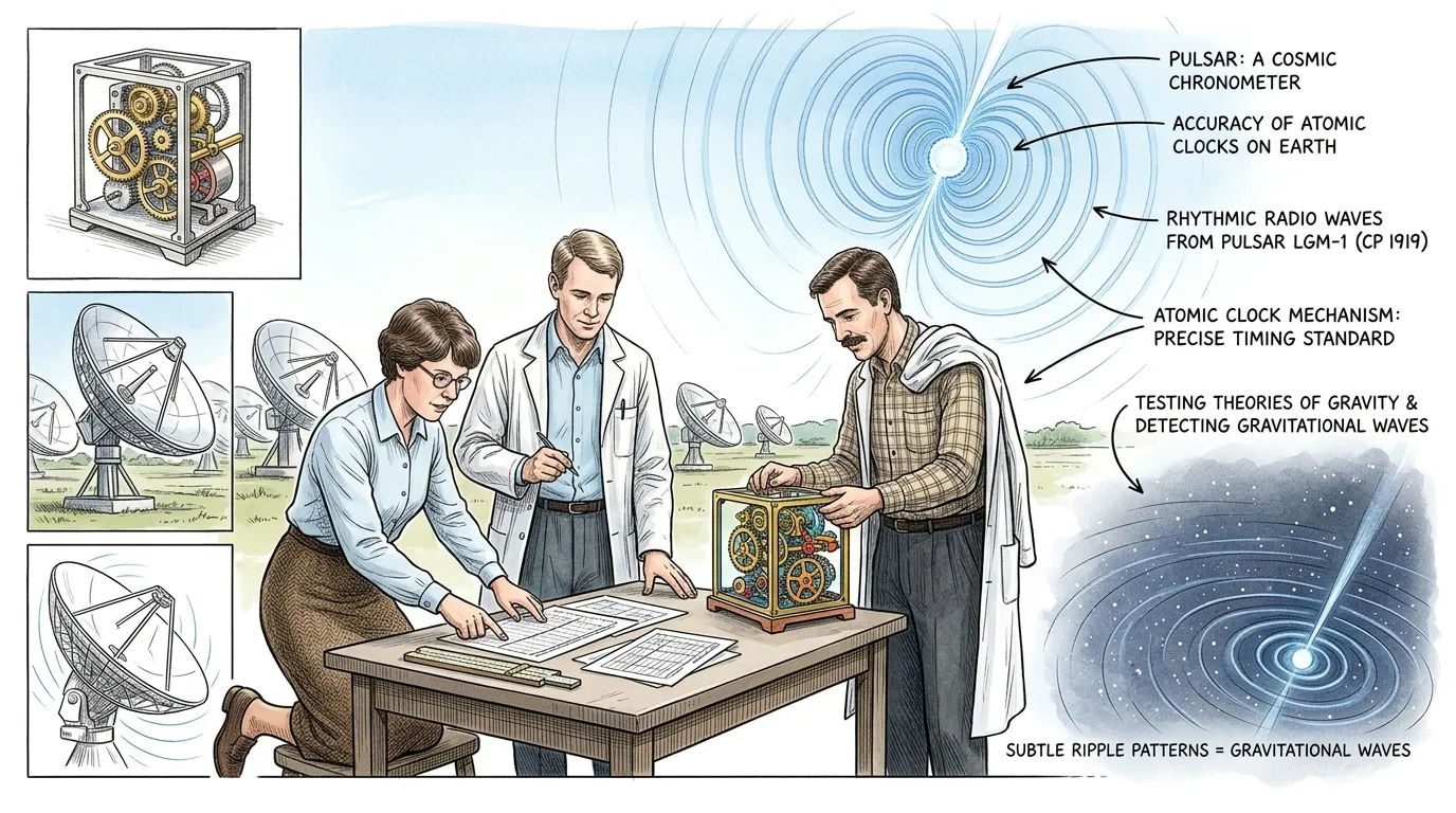 Jocelyn Bell Burnell — page 6 illustration — Wonder Science