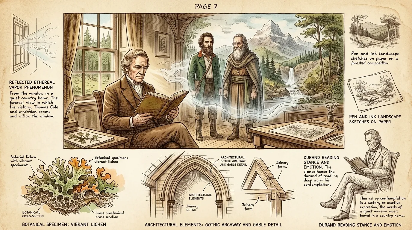 Kindred Spirits by Asher B. Durand (USA — 1849) — page 7