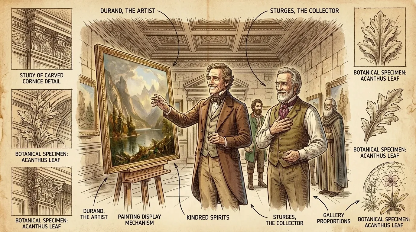 Kindred Spirits by Asher B. Durand (USA — 1849) — page 9