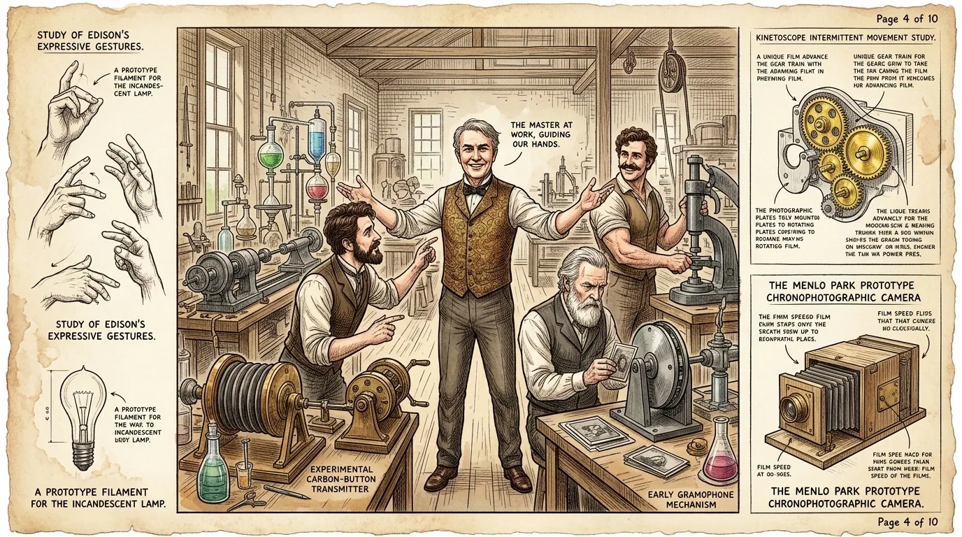 Kinetoscope by Thomas Edison (USA — 1889) — page 4