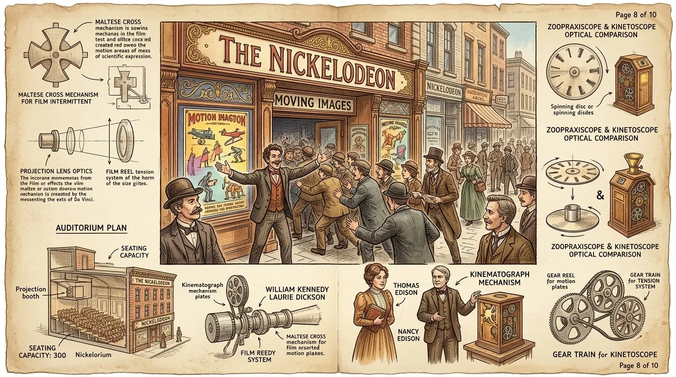 Kinetoscope by Thomas Edison (USA — 1889) — page 8