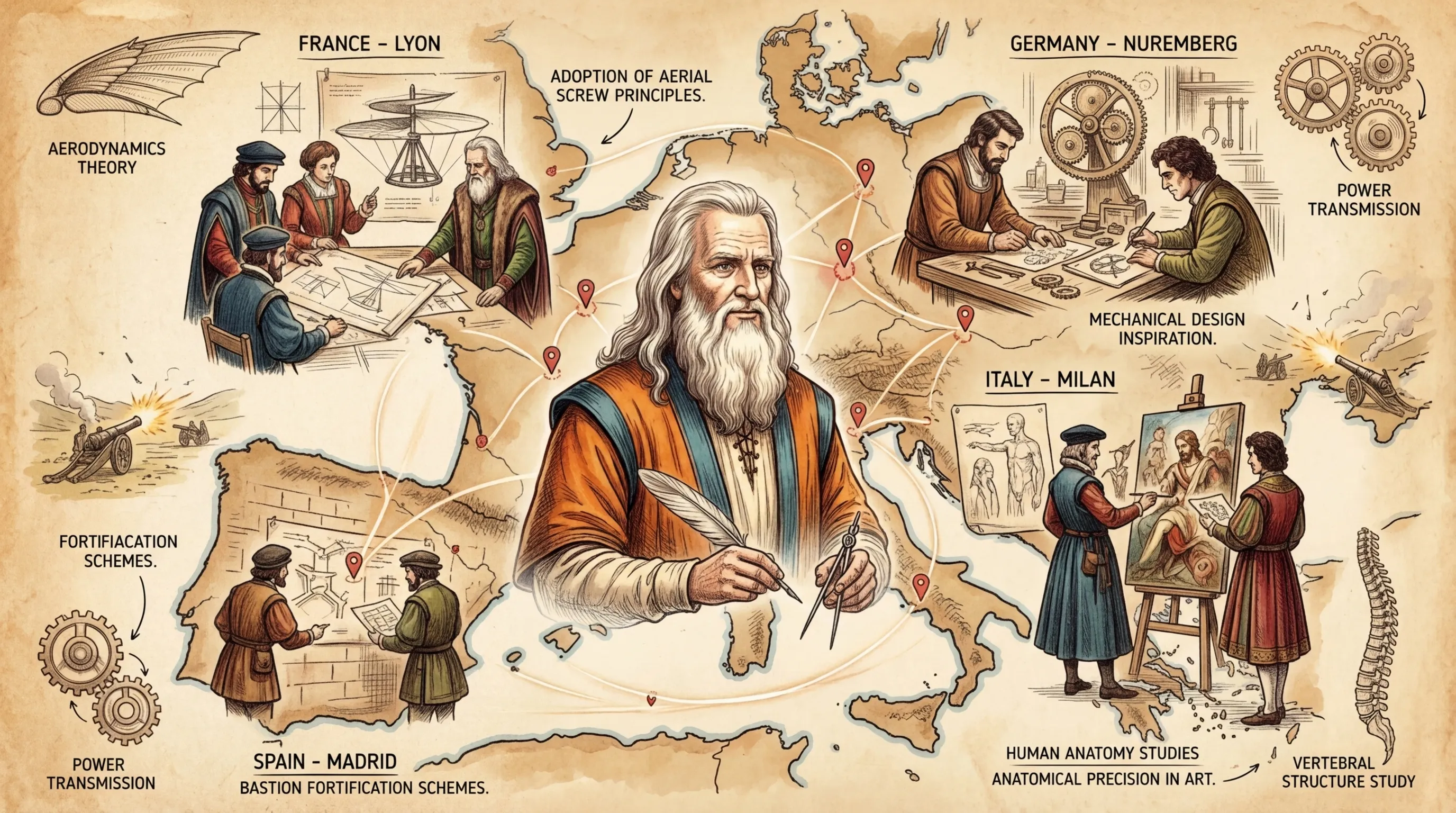 Leonardo da Vinci’s Era — Italy (1494, Italy) — page 10