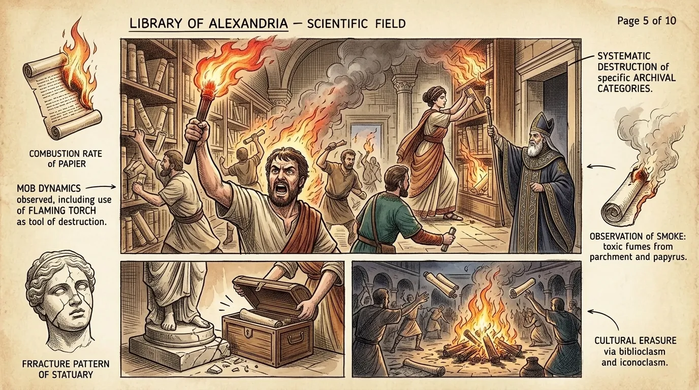 Library of Alexandria destruction (Alexandria, Egypt — c. 3rd Century BC) — page 5