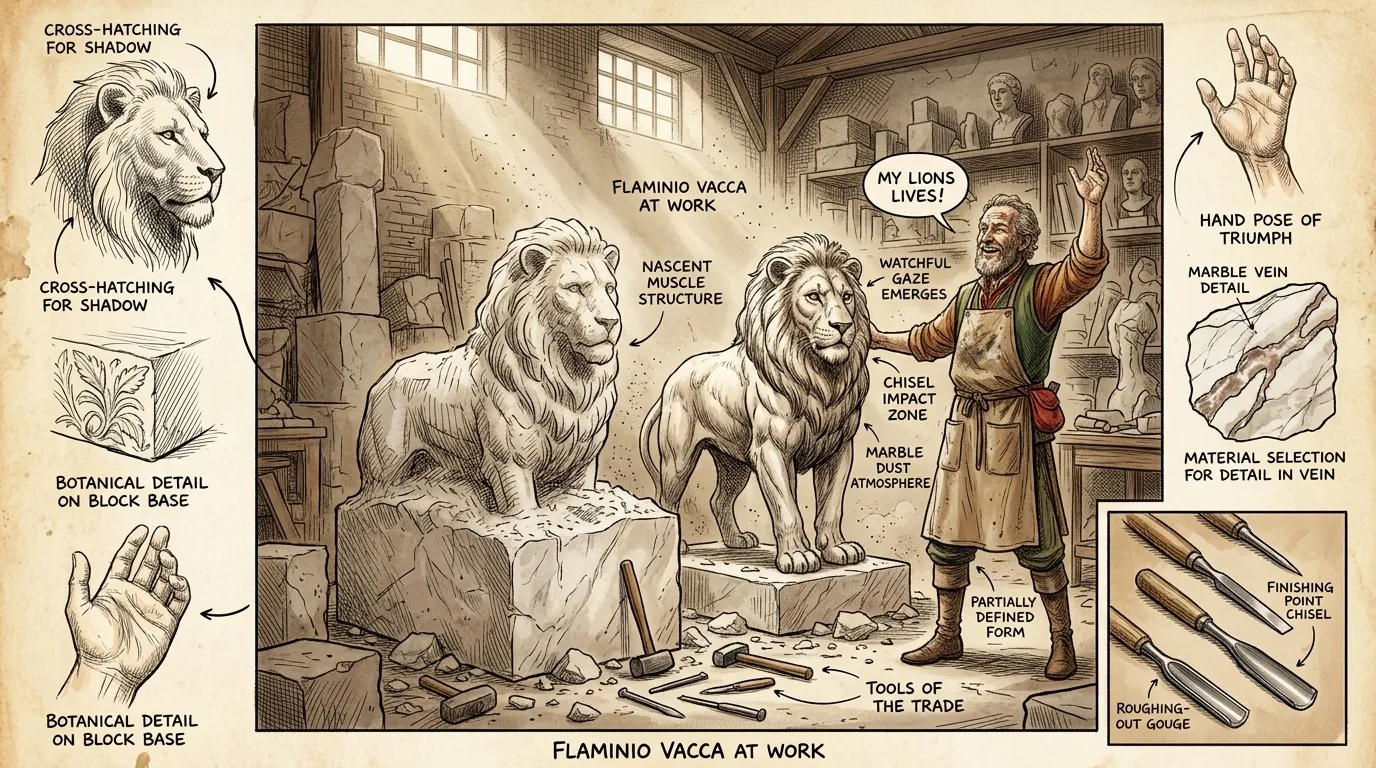 Medici Lions by Flaminio Vacca (Florence, Italy — 1598) — page 8