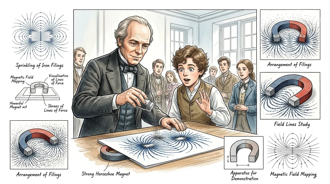 Beyond induction, Faraday continued to explore the fundamental nature of forces. His experiments with diamagnetism and his revolutionary concept of 'lines of… Beyond induction, Faraday continued to explore the fundamental nature of forces. His experiments with diamagnetism and his revolutionary concept of 'lines of…