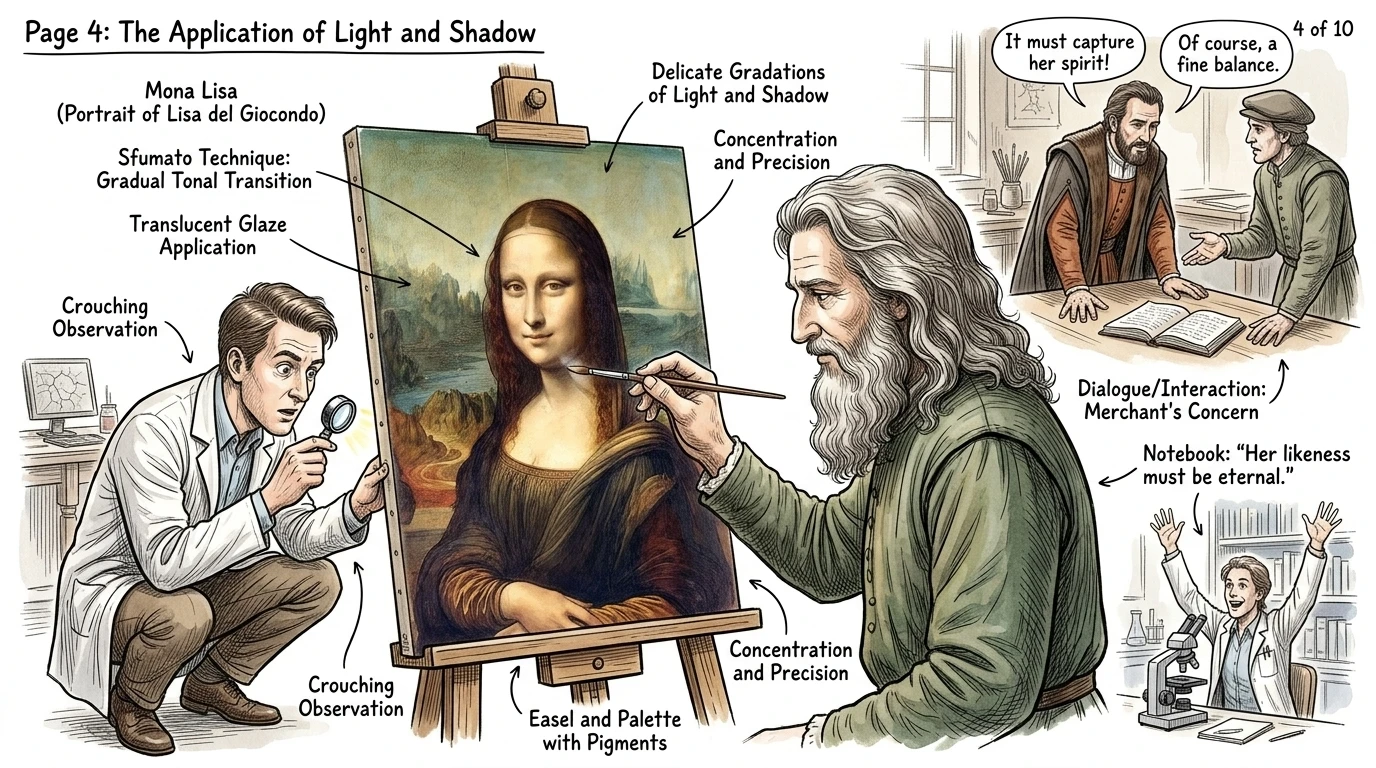 Mona Lisa — Leonardo da Vinci — page 4