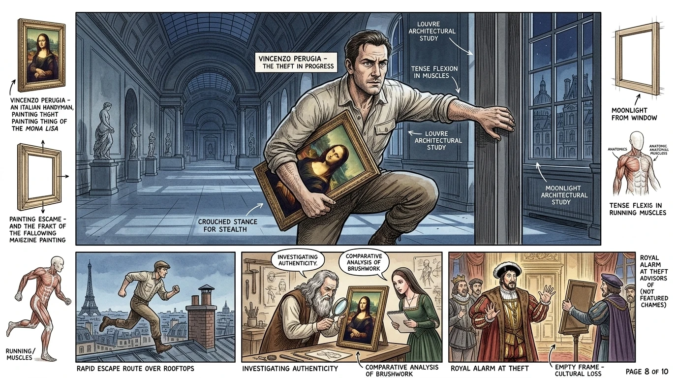 Mona Lisa — Leonardo da Vinci — page 8