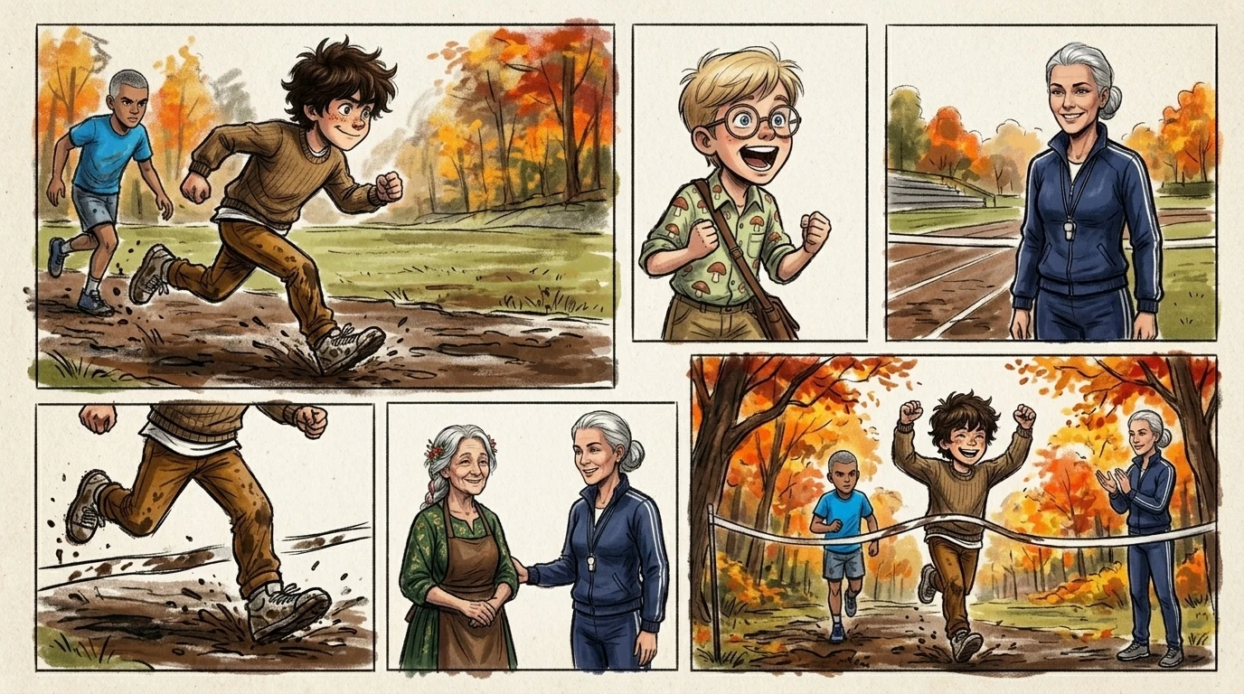 Immediately, they felt a difference. Their shoes gripped the mud with surprising strength. "It's working!" Teodoro shouted. Jun grinned, pumping his arms. Immediately, they felt a difference. Their shoes gripped the mud with surprising strength. "It's working!" Teodoro shouted. Jun grinned, pumping his arms.