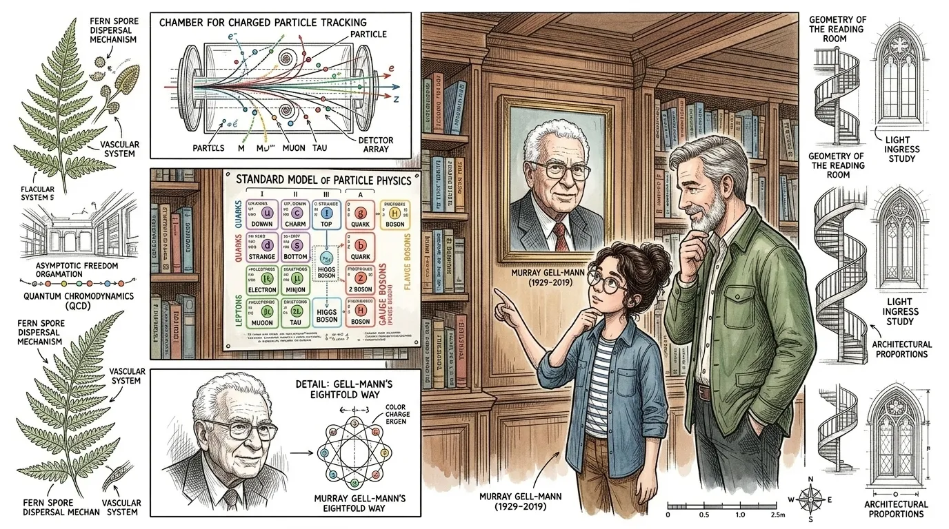 Born in New York City in 1929, Gell-Mann showed early promise, entering Yale at the tender age of 15. His insatiable curiosity led him to Caltech, where he… Born in New York City in 1929, Gell-Mann showed early promise, entering Yale at the tender age of 15. His insatiable curiosity led him to Caltech, where he…