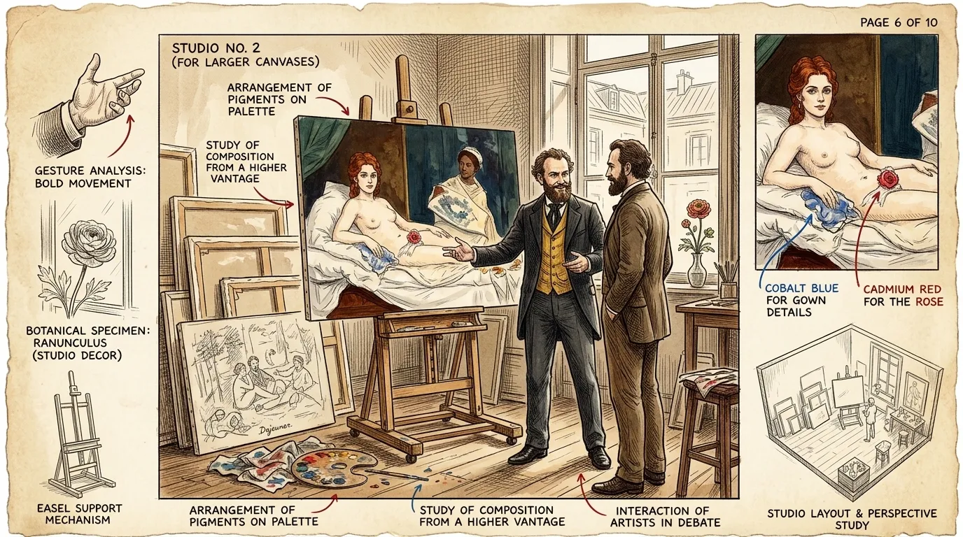 Olympia by Édouard Manet (Paris, France — 1863) — page 6