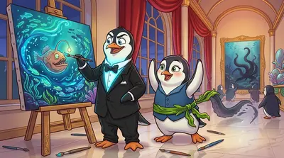 Pants-Wearing Penguins Panic at Prom — page 9