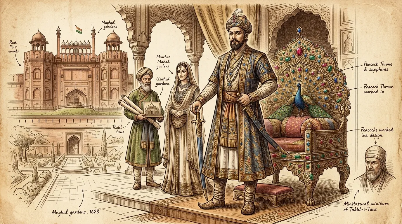 Peacock Throne by Shah Jahan (Delhi, India — 1628) — cover