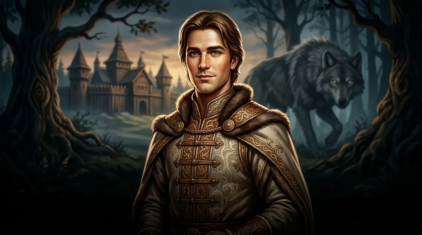 Prince Ivan and the Gray Wolf — cover