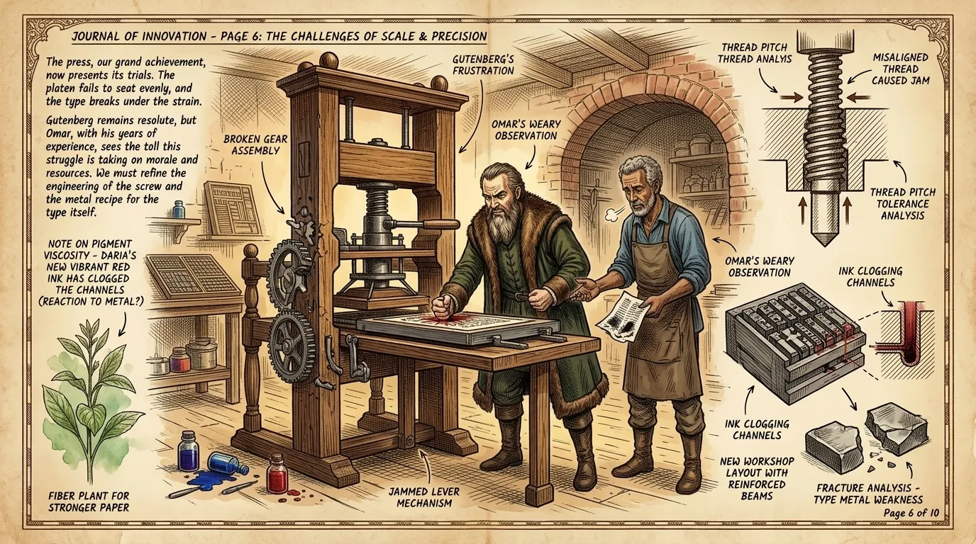 Printing Press by Johannes Gutenberg (Mainz, Germany — c. 1440) — page 6