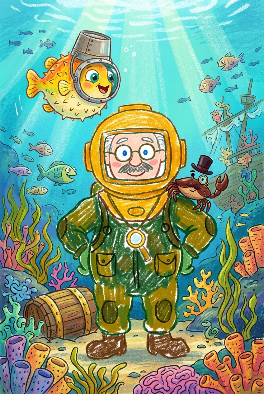 Professor Bumble's Bottomless Biscuit Barrel — book cover — Wonder Books Professor Bumble's Bottomless Biscuit Barrel — book cover — Wonder Books