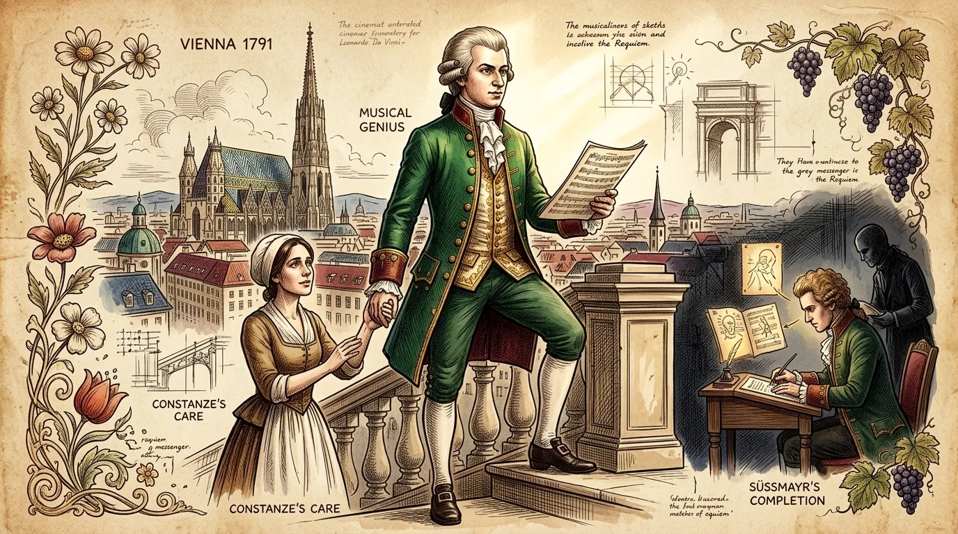 Requiem by Wolfgang Amadeus Mozart (Vienna, Austria — 1791) — cover